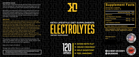 Keto Lifestyle Diet Electrolytes